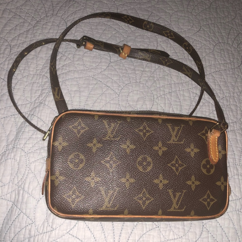 Louis Vuitton Brown Monogram Crossbody Bag
